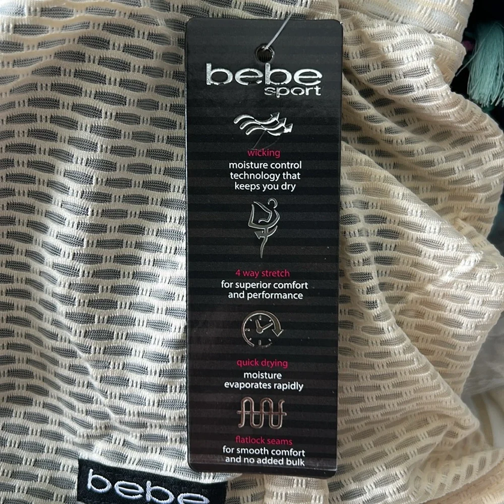 BEBE SPORT MESH SHORTS SIZE M MSRP $49.00 NWT